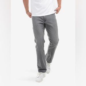 Mott & Bow Straight-Stone-Jeans, Light Gray / 35 X 32